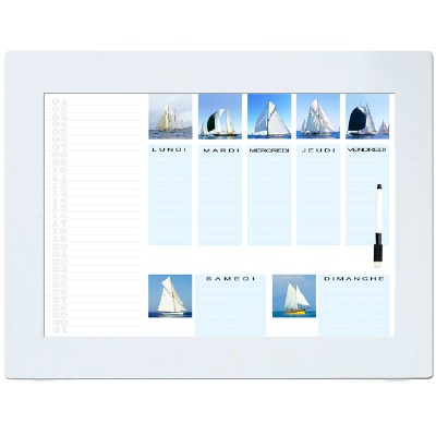 Plus de détails sur TABLEAU MAGNETIQUE PLANNING VOILIERS