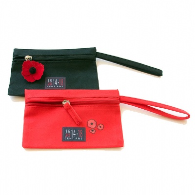 Plus de détails sur POCHETTES ZIP COQUELICOT