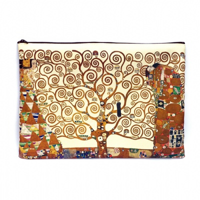 Plus de détails sur POCHETTE ZIP Gd format (l'arbre de vie-Klimt)