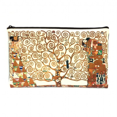 Plus de détails sur POCHETTE ZIP Pt format (l'arbre de vie-Klimt)